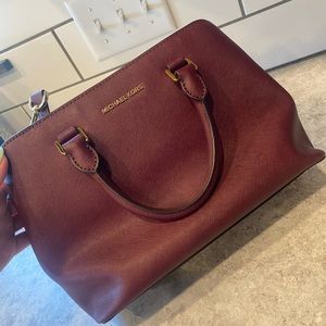 Michael Kors Purse Maroon